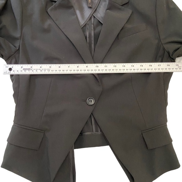BCBGMAXAZRIA Black blazer black formal blazer fitted crop fitted medium - Picture 13 of 16